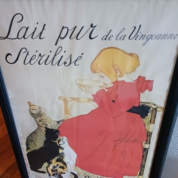 RARE THÉOPHILE ALEXANDRE STEINLEN1859 - 1923 LARGE FRAMED PRINT - Picture 4 of 9